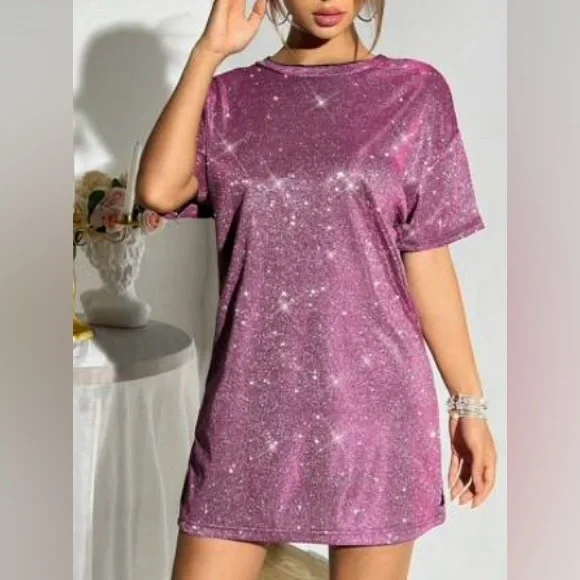 Eras Tour Midghts Era Glitter Dress, Shimmering Dress, Karma Dress - Picture 2 of 9